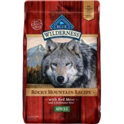 Blue Buffalo BLUE Wilderness Rocky Mountain Recipe Adult Grain-Free Red Meat Dry Dog Food 10 lb. Bag