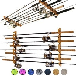 Rush Creek Creations 2-in-1 8-Rod Wall/Ceiling Storage Rack, 38-3020