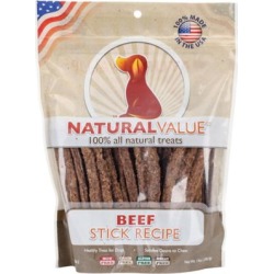 Loving Pets Natural Value Treats; Beef Sticks