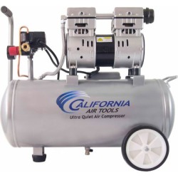 California Air Tools 8010 Ultra Quiet & Oil-Free 1.0 HP; 8.0 gal. Steel Tank Air Compressor