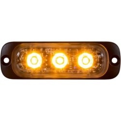 Buyers Products 3.375 in. Amber Thin Mount Horizontal Strobe Light