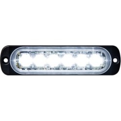Buyers Products 4.4 in. Clear Thin Mount Horizontal LED Strobe Light