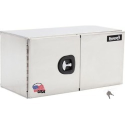 Buyers Products 24 in. x 24 in. x 48 in. Smooth Aluminum Underbody Truck Box with Barn Door