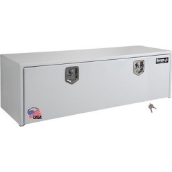 Buyers Products 18 in. x 24 in. x 48 in. White Steel Underbody Truck Box