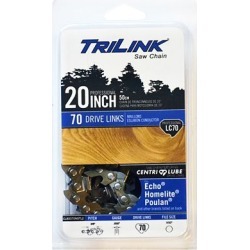 TriLink Saw Chain 20 in. Full Chisel Saw Chain; 3/8 in. Pitch; .050 in. Gauge; 70 DL
