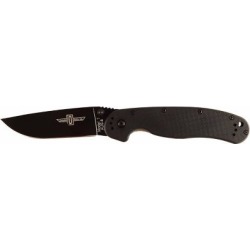 Ontario Knife Co. Knife RAT Plain Edge Folding Knife; Black