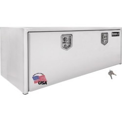 Buyers Products 24 in. x 24 in. x 60 in. White Steel Underbody Truck Box