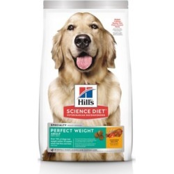 Hill's Science Diet Adult Perfect Weight Chicken Recipe Dry Dog Food, 28.5 lb. Bag
