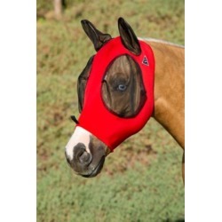 Professional's Choice Comforfly Lycra Mask Crimson; CFM200-CRI