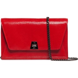 Women's Akris Anouk Lizard Embossed Wallet On A Chain -