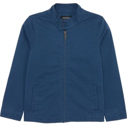 Nordstrom Kids' Stand Collar Stretch Cotton Jacket, Size 5 Us in Navy Denim at Nordstrom found on Bargain Bro from Nordstrom Canada for USD $20.01