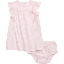 Nordstrom Ruffle Dress Set, Size 3M in Pink Breath Foliage at Nordstrom found on Bargain Bro from Nordstrom Canada for USD $8.08