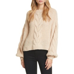 Women's Eleven Six Sophia Cable Knit Alpaca Blend Sweater