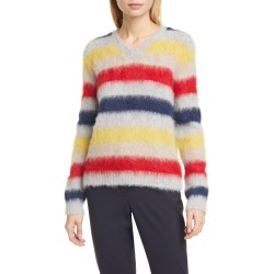 Women's Theory Stripe Alpaca Blend Sweater
