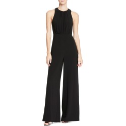Women's Halston Heritage Wide Leg Jumpsuit, Size 6 - Black