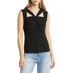 Halogen(R) Cutout Tank, Size Large in Black at Nordstrom found on Bargain Bro from Nordstrom Canada for USD $15.24
