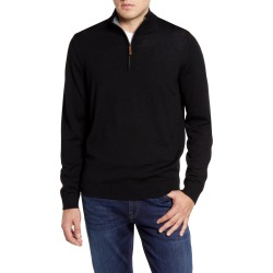 Men's Nordstrom Men's Shop Quarter Zip Wool Pullover