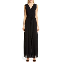 Women's Fuzzi Wide Leg Jumpsuit, Size Small - Black