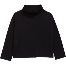 Open Edit Kids' Turtleneck Organic Cotton Top, Size 4 in Black at Nordstrom found on Bargain Bro from Nordstrom Canada for USD $17.31