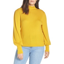 Women's J.crew Balloon Sleeve Turtleneck Sweater