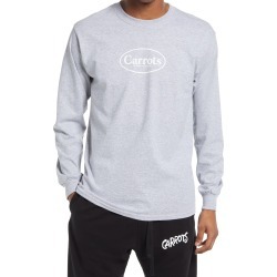 Men's Carrots By Anwar Carrots Men's Long Sleeve T-Shirt, Size Medium - Grey
