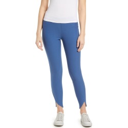 Nordstrom Twill Split Hem Skimmer Leggings, Size X-Small in Blue Canal at Nordstrom found on Bargain Bro from Nordstrom Canada for USD $20.43