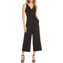 Women's Sam Edelman Wide Leg Jumpsuit, Size 14 - Black