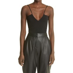 Women's Peter Do Convertible Rib Tube Top, Size Large - Black