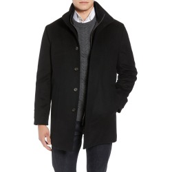 Men's John W. Nordstrom Hudson Wool Car Coat, Size Large - Black