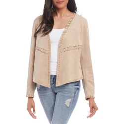 Women's Karen Kane Whipstitched Faux Suede Jacket