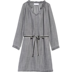 Girl's Bella Dahl Ruffle Neck Dress
