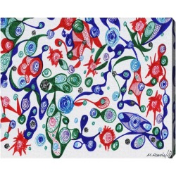 Oliver Gal Strawberry Patch Canvas Wall Art
