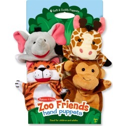 Toddler Melissa & Doug Tabletop Puppet Theater & Zoo Animal Puppet Set