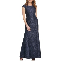 Women's Vince Camuto Sequin Embroidered Trumpet Gown