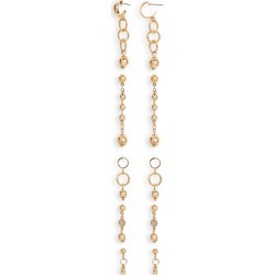 Women's Ettika Set Of 5 Drop Earrings