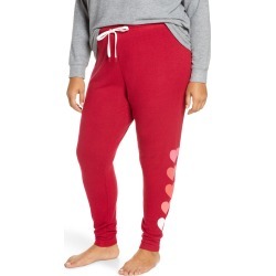 Plus Size Women's Pj Salvage Heart Band Lounge Pants