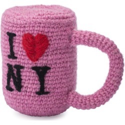 Lovethybeast Mug Wool Dog Toy, Size One Size - Pink