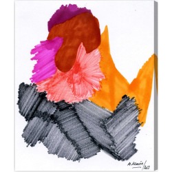 Oliver Gal Passion Flare Canvas Wall Art