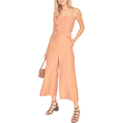 Women's Astr The Label Chasse Wide Leg Jumpsuit, Size Small - Coral