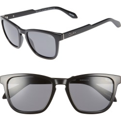 Men's Quay Australia Hardwire 54Mm Polarized Sunglasses - Black/ Smoke Lens