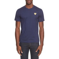 Comme des Garcons PLAY Crewneck T-Shirt, Size Large in Navy 2 at Nordstrom found on Bargain Bro from Nordstrom Canada for USD $79.44