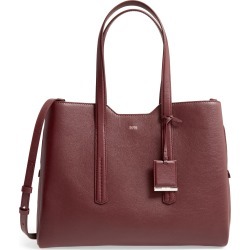 Boss Taylor Leather Business Tote - Red