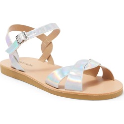 Nordstrom Sadee Flat Sandal, Size 4 M in Iridescent at Nordstrom found on Bargain Bro from Nordstrom Canada for USD $13.62