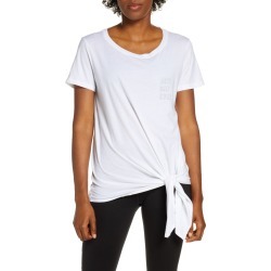 Women's Good Hyouman Blaine Best Day Ever Tie Tee, Size Small - White