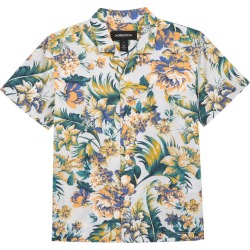 Nordstrom Kids' Matching Family Moments Camp Shirt, Size 6 in Grey Orange Tropical Floral at Nordstrom found on Bargain Bro from Nordstrom Canada for USD $16.28