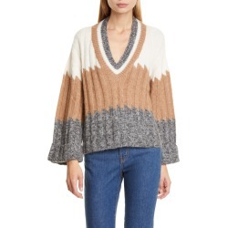 Women's Eleven Six Larisa Stripe Alpaca & Merino Wool Blend Sweater, Size - (Nordstrom Exclusive)