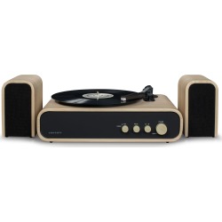 Crosley Radio Gig Shelf Record Player & Speakers System, Size One Size - Brown