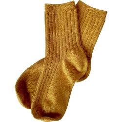 Women's Le Bon Shoppe Glitter Her Metallic Socks, Size One Size - Beige