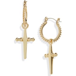 Women's Jonesy Wood Wren Cross Drop Earrings