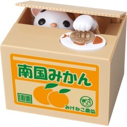 Clever Idiots Inc Cat In Box Bank, Size One Size - Orange